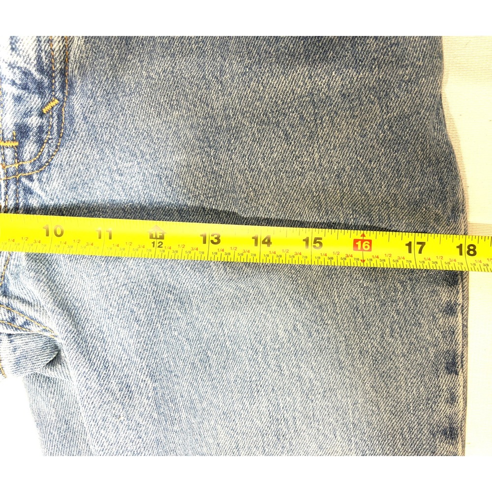 Vintage Levi's 505 Jeans Women 8 L Made USA Low Rise Straight Leg 100% Cotton - Picture 9 of 11